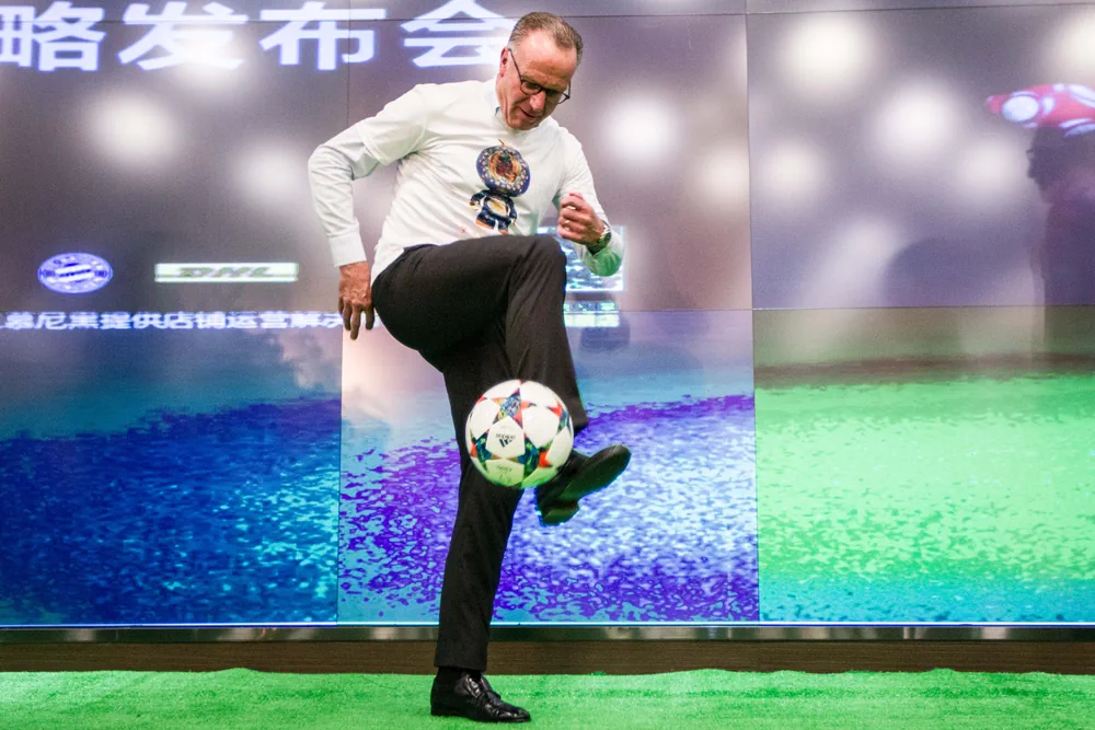 Un más viejo Karl-Heinz Rummenigge